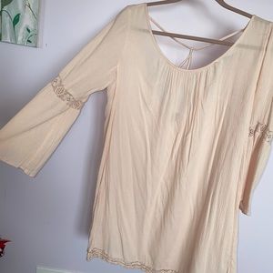 Aerie dress or swimsuit cover up. Worn as both!